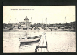 AK Timmendorferstrand, Strandpartie Mit Pavillon - Timmendorfer Strand