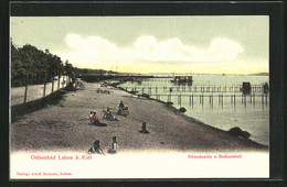 AK Laboe B. Kiel, Strandpartie Und Badeanstalt - Laboe