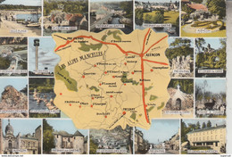 RT33.254  CONTOUR DE DEPARTEMENT  LES ALPES MANCELLES.SARTHE. 18 VUES. EDIT.GABY - Pays De La Loire