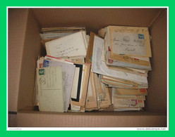 Depart 1 Euro 72-carton De 1300 Lettres Cartes Postales 1900/1960 Krag Daguin Enveloppes Illustrées - 248 Scans Top Lot - Collections (without Album)