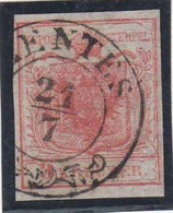 1850. Typography 3kr Stamp, SZENTES - ...-1867 Prephilately