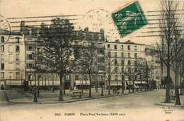 Paris * 13ème * La Place Paul Verlaine * Pharmacie - Arrondissement: 13