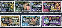 HUNGARY 1972 Millenary Of Szekesfehervar MNH / **.  Michel 2782-88 - Nuevos