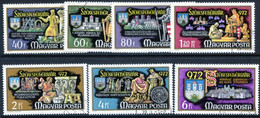 HUNGARY 1972 Millenary Of Szekesfehervar Used.  Michel 2782-88 - Oblitérés