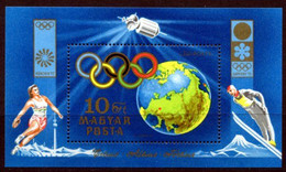 HUNGARY 1972 Olympic Publicity Block MNH / **.  Michel Block 89 - Nuevos