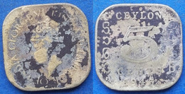 CEYLON - 5 Cents 1943 KM# 113.1 George VI (1936-1952) - Edelweiss Coins - Sri Lanka
