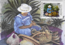 Carte Postale FDC 1995 - 1er Jour POLYNESIE FRANCAISE - Artistes Peintres En Polynésie - Superbe - Tarjetas – Máxima