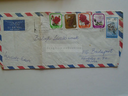 E0246   New Zealand  Airmail  Cover  - Cancel  1978   Auckland -stamp  Roses Maripi -Fishing Boat   Sent To Hungary - Covers & Documents