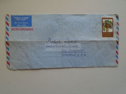 E0249 New Zealand  Airmail  Aerogramme  - Cancel  1977  Auckland -stamp Christmas 1977  Sent To Hungary - Lettres & Documents