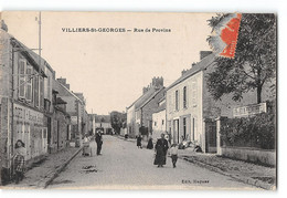 CPA 77 Villiers St Georges Rue De Provins - Villiers Saint Georges