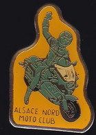 71612- Pin's-L'Alsace Nord Moto Club (ANMC), Créé En 1970.Kaltenhouse. - Motos