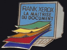 71626- Pin's-Rank Xérox Lons Matériel De Photocopieurs, De Reprographie - Informatique