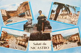 Cartolina - Saluti Da Nicastro - Vedute Diverse - 1962 - Catanzaro