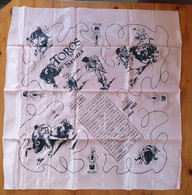 Ancien Foulard Souvenir, Toros En Sevilla, Feria  Abril 1963, GONZALEZ BYASS JEREZ - Scarves