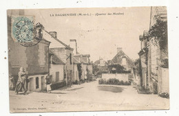 JCR , Cp , 49 ,LA DAGUENIERE ,quartier Des Moulins , Voyagée 1905 - Autres & Non Classés