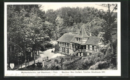 AK Stadtroda I. Thür., Gasthaus Weihertalmühle, Besitzer Max Seifert - Stadtroda