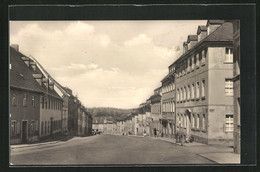 AK Zöblitz /Erzgeb., Blick In Die Wilhelm-Pieck-Strasse - Zoeblitz