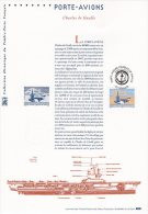 ✅ PORTE-AVIONS CHARLES DE GAULLE Sur Document Philatélique Offociel De 2003  N° YT 3557 Prix à La Poste  5 €. DPO - Militares