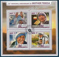 Maldive 2017 -  Madre Teresa Di Calcutta - Mother Teresa - CTO - Mère Teresa