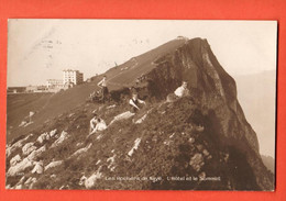 ZOX-24 Rochers De Naye Hòtel Et Le Sommet. Sepia. Circulé 1910 - Roche