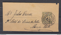 Briefstuk Van Monte Carlo Pring Te De Monaco Naar Monte Carlo - Briefe U. Dokumente