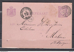 Briefkaart Van S'Hertogenbosch Naar Malines - Lettres & Documents