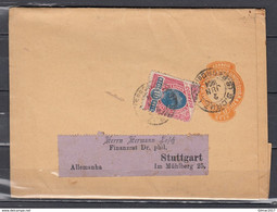 Correio Republica Robestados UnidosdoBrazil Naar Stuttgart - Postal Stationery