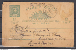 Bilhete Postal Van Pecegueiro Naar Wernigerode - Briefe U. Dokumente