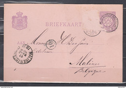 Briefkaart Van S Hertogenbosch Naar Malines - Briefe U. Dokumente