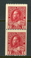 -1915-"Coil Issue" MNH Pair - Coil Stamps