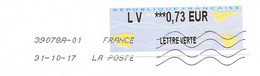 France; Vignette Lisa. 0,73c - 2000 Type « Avions En Papier »