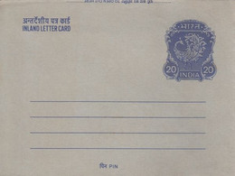 India  1970's    20P  Inland Letter  #  74245  Inde Indien - Inland Letter Cards