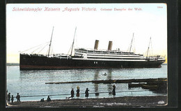 AK Schnelldampfer Kaiserin Auguste Victoria Vom Land Aus - Steamers