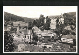 AK Stolberg / Harz, Ortskern Vom Bandweg Gesehen - Stolberg (Harz)