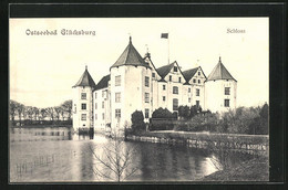 AK Glücksburg /Ostsee, Schloss, Aussenansicht - Glücksburg