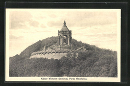 AK Porta Westfalica, Kaiser Wilhelm-Denkmal - Porta Westfalica