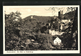 AK Manderscheid, Die Ober- Und Niederburg - Manderscheid