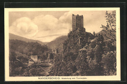 AK Manderscheid /Eifel, Niederburg Vom Turnierplatz - Manderscheid