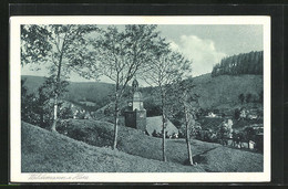 AK Wildemann I. Harz, Ortsansicht Mit Kirche Im Zentrum - Wildemann