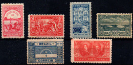 Brasil Nº 142/4, 147, 149, 182. Año 1908/20 - Ungebraucht