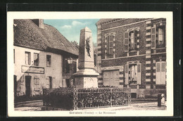 CPA Cerisiers, Le Monument - Cerisiers