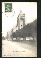 CPA Chevannes, L`Eglise, Auf Dem Platz Vor Der L'Église - Chevannes