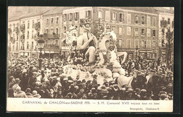 AK Chalon-sur-Saone, Carnaval 1930, S. M. Carnaval XVII Voyant Tout En Rose, Fasching - Carnaval