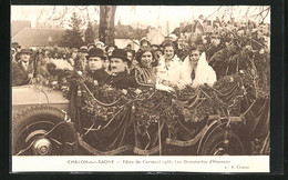 AK Chalon-sur-Saone, Fetes De Carnaval 1933, Les Desmoiselles D`Honneur, Fasching - Carnaval