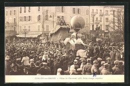 AK Chalon-sur-Saone, Fetes De Carnaval 1933, Atterrissage Imprévu, Fasching - Carnaval