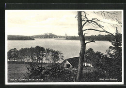 AK Plön Am See / Holst. Schweiz, Blick Vom Edeberg Auf Den Ort - Plön