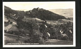 AK Rinteln, Schloss Schaumburg Mit Rosental - Schaumburg