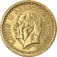 Monnaie, Monaco, Louis II, 2 Francs, 1943, Paris, TTB, Aluminium, Gadoury:MC134 - 1922-1949 Louis II