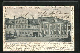 AK Schneeberg I / Erzgeb., Hôtel Sächsisches Haus & Kaiserliches Postamt - Schneeberg