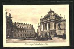 AK Rendsburg, Stadthalle Und Post - Rendsburg